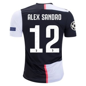 Alex Sandro Juventus 19/20 Authentic UCL Home Jersey by adidas