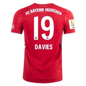 Alphonso Davies Bayern Munich 2020/21 Authentic Home Jersey by adidas