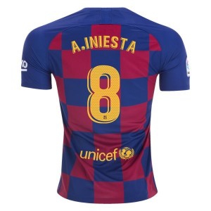 Andres Iniesta Barcelona 19/20 Home Jersey by Nike