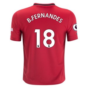 Bruno Fernandes Manchester United 19/20 Youth Home Jersey by adidas
