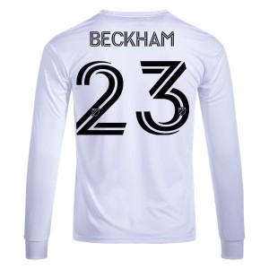 David Beckham Inter Miami CF Long Sleeve Home Jersey by adidas