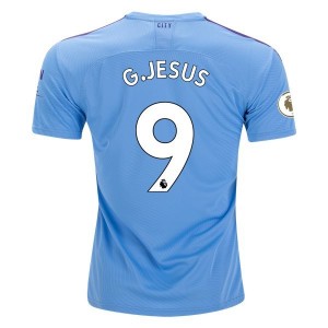 G. Jesus Manchester City 19/20 Authentic Home Jersey by PUMA