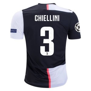 Giorgio Chiellini Juventus 19/20 Authentic UCL Home Jersey by adidas