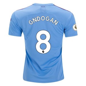 Gundogan Manchester City 19/20 Authentic Home Jersey by PUMA