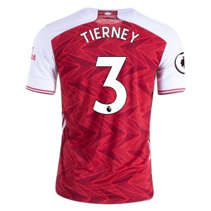 Kieran Tierney Arsenal 20/21 Authentic Home Jersey by adidas