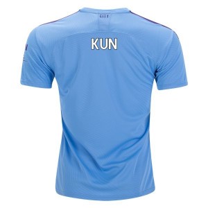 Kun Aguero Manchester City 19/20 Authentic Home Jersey by PUMA