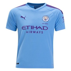 Manchester City 19/20 Youth Home Jersey by PUMA