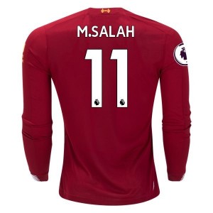Mohamed Salah Liverpool 19/20 Long Sleeve Home Jersey by New Balance