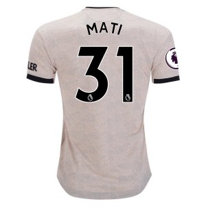 Nemanja Matic Manchester United 19/20 Authentic Away Jersey by adidas