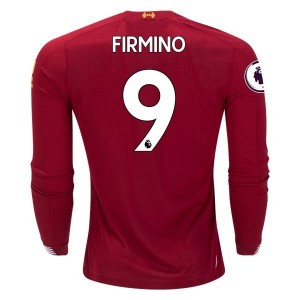 Roberto Firmino Liverpool 19/20 Long Sleeve Home Jersey by New Balance