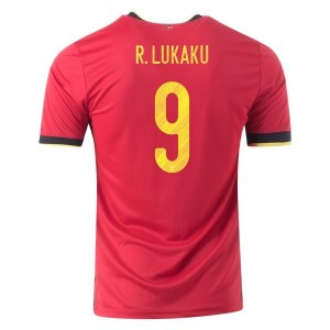 Romelu Lukaku Belgium Euro 2020 Home Jersey by adidas