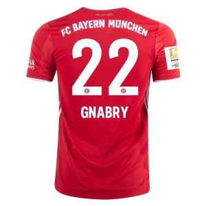Serge Gnabry Bayern Munich 2020/21 Authentic Home Jersey by adidas