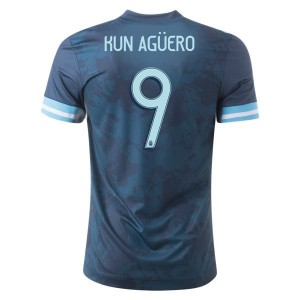 Sergio Kun Aguero Argentina 2020 Authentic Away Jersey by adidas
