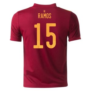 Sergio Ramos Spain Euro 2020 Youth Home Jersey by adidas