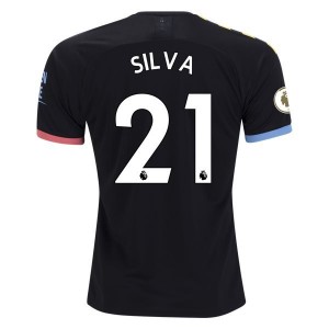 Silva Manchester City 19/20 Away Jersey by PUMA