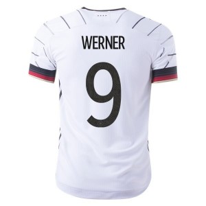 Timo Werner Germany Euro 2020 Authentic Home Jersey by adidas